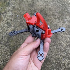 Frame Drone Race Zotar Krey Ultra 3.5 inch - Unibody, Merah trans